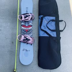 Lamar Snowboard + Bag