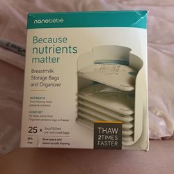 Nanobebe Breastmilk Storage Bags & Organizer