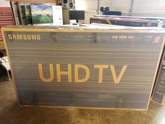 Tv Samsung 75" RU7100, 4k, Smart, HDR, Excellent