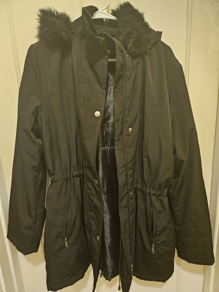 Forecaster of Boston Black Winter Coat - Size L