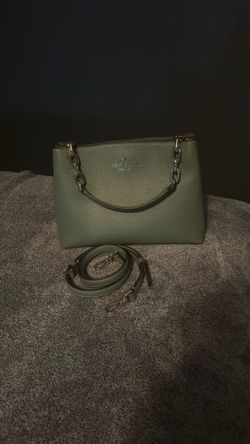 Kete spade ♠️ leather medium green good condition 👍🏻