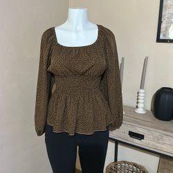 Long Sleeve Xl Blouse 