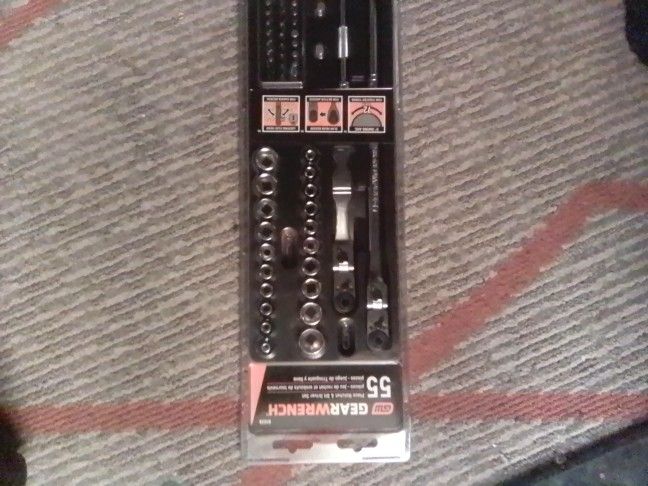 Gearwrench 55 Piece Ratchet And Bit Driver Set