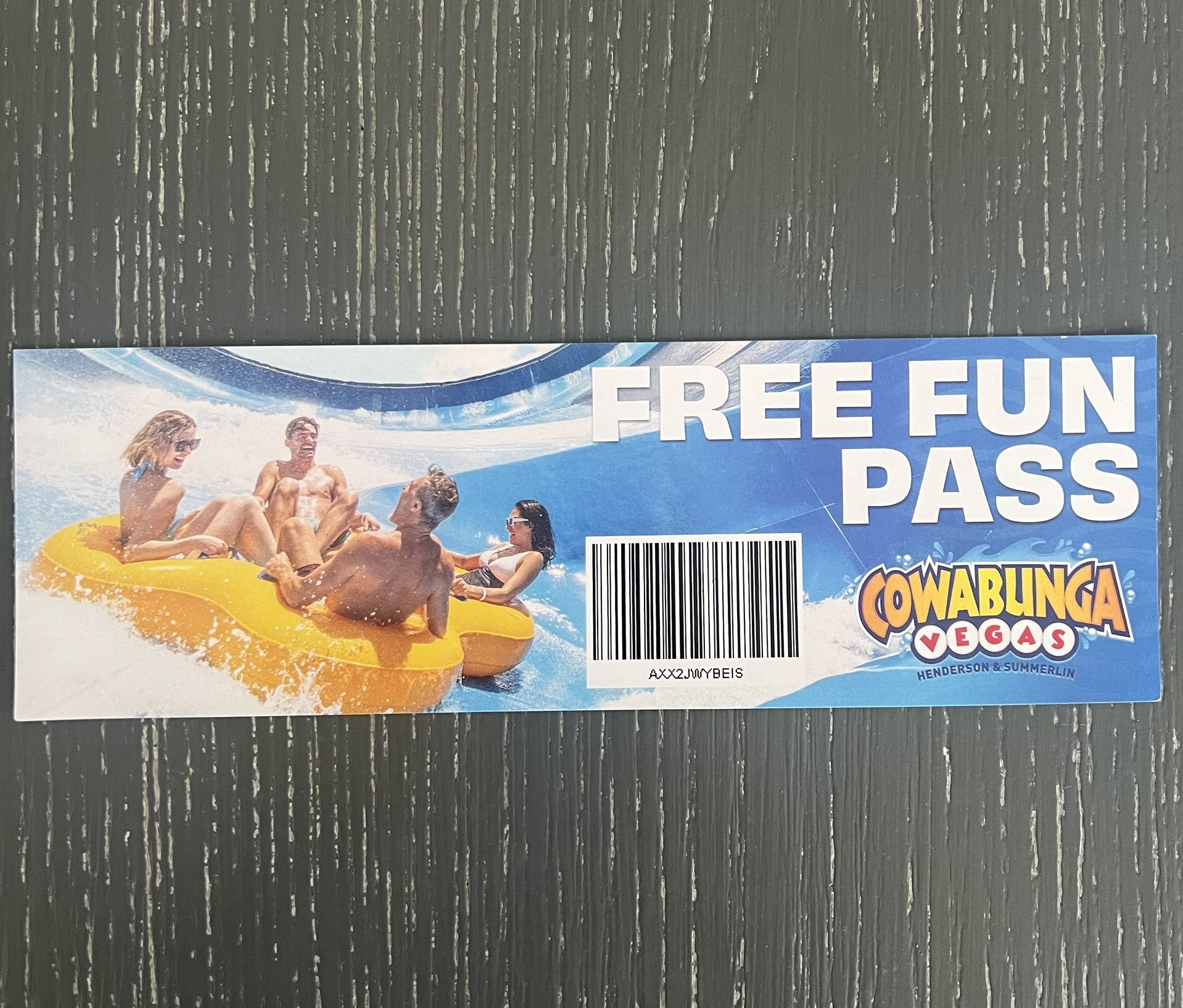 Ticket For COWABUNGA