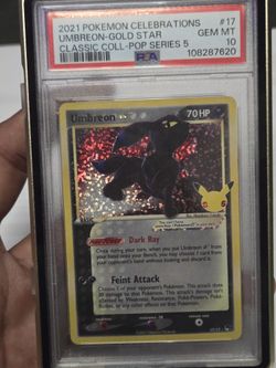 Pokemon Umbreon Gold Star 