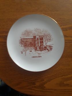 Crestlawn Collector plate