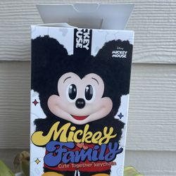 Pop Mickey Family Pluto Plush Keychain 