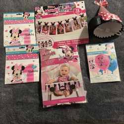 Party city 1st Birthday Minnie Mouse Party Decorations 