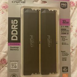 Crucial, DDR5 2x16, Black ram kit