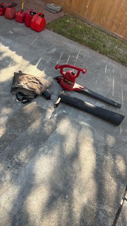 Toro Electric Leaf Blower Vac with Bag