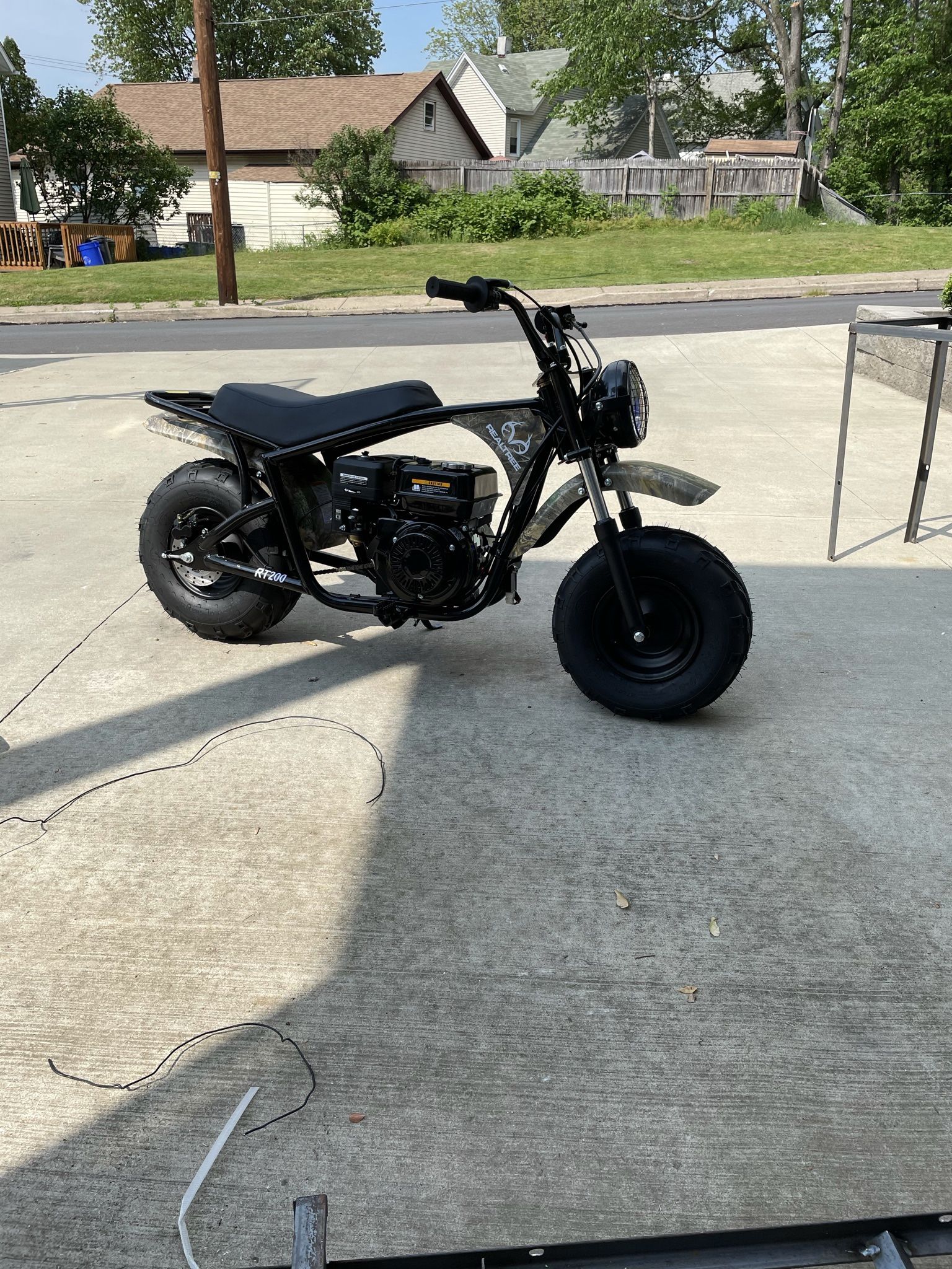 Realtree RT200 200cc mini bike