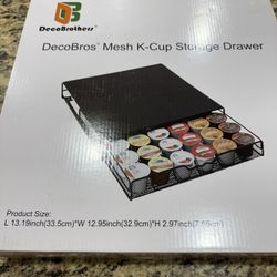 DecoBros K-cup Storage Drawer Holder for Keurig K-cup Coffee Pods
