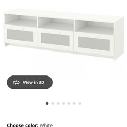 TV Stand White 