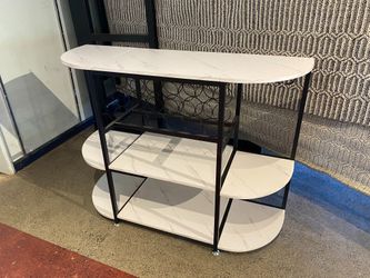 Three Tier Freestanding Wine Rack with Glass Holders