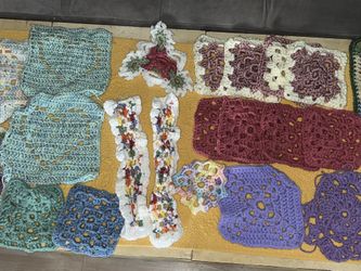 Hand Made Crafted Crocheted Items 