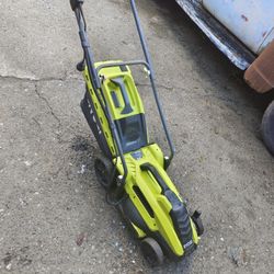Corded Ryobi Lawnmower 