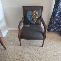 Wood Chair - Hand Painted