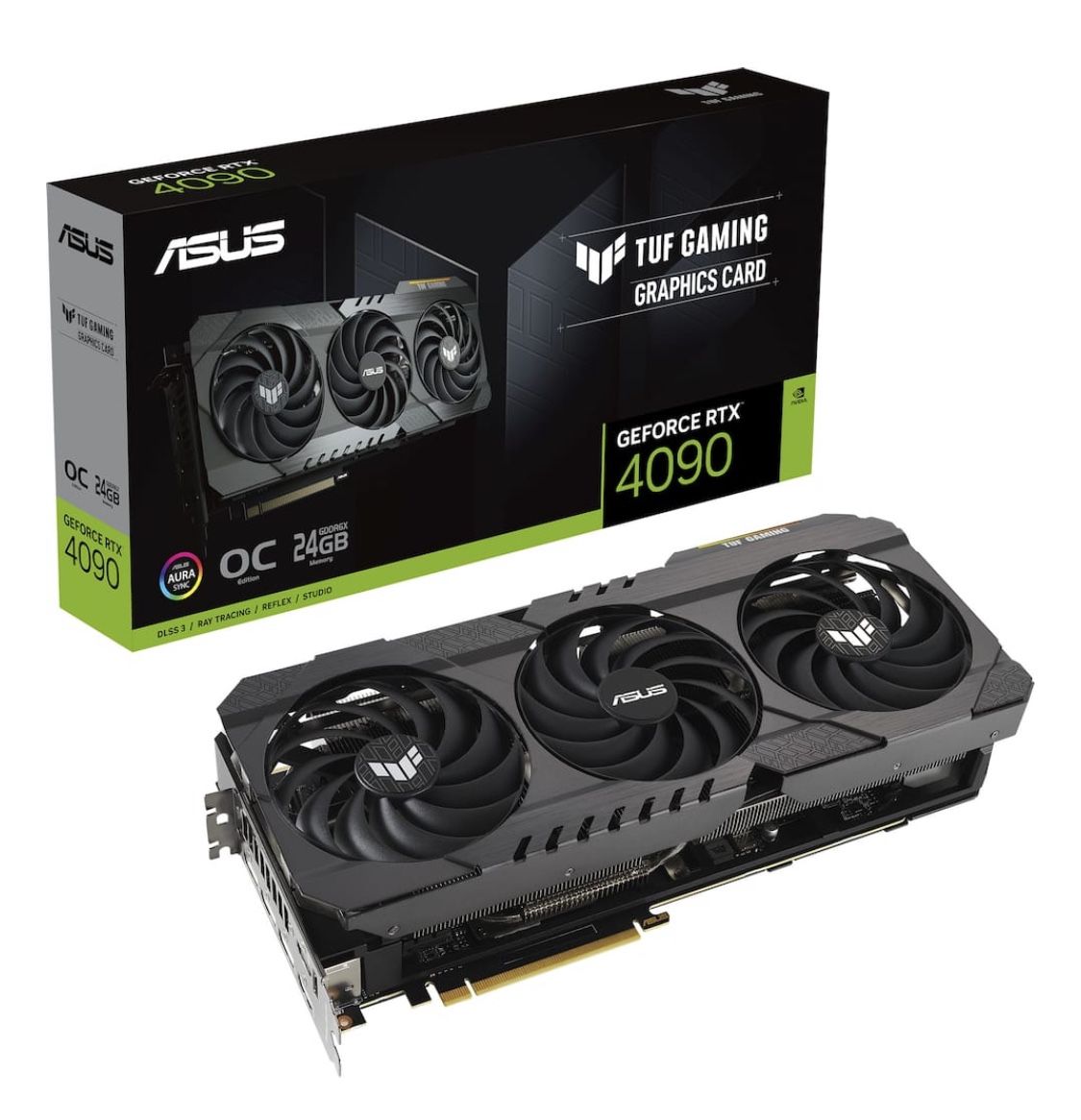 ASUS - TUF Gaming NVIDIA GeForce RTX 4090 Overclock OG Edition 24GB GDDR6X PCI Express 4.0 Graphics Card - Black (Used Like New)