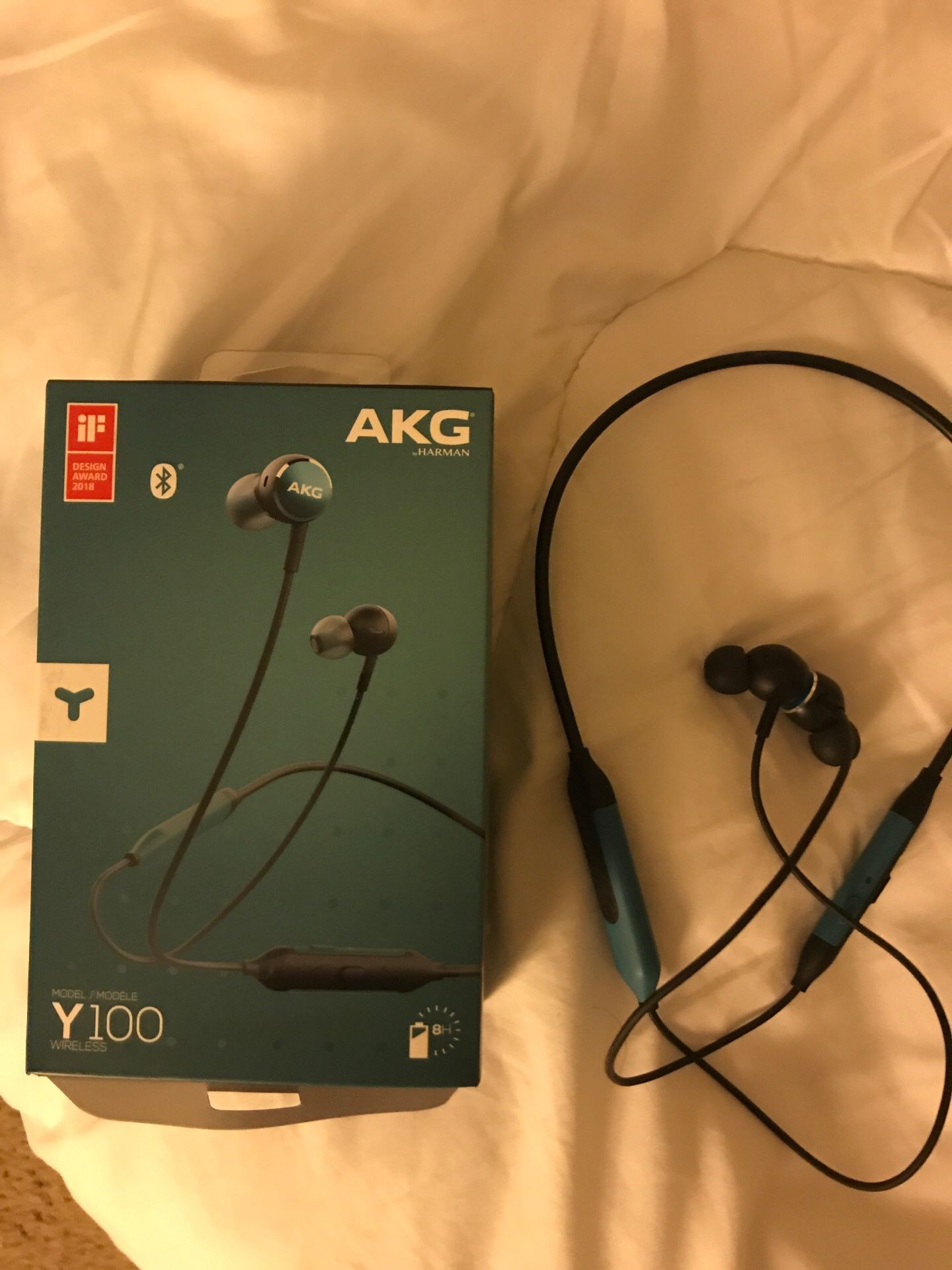 AKG wireless Bluetooth headphones