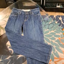 Pre-owned LOFT low rise medium wash denim  SIZE 00