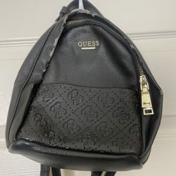 Mini Black Guess Backpack