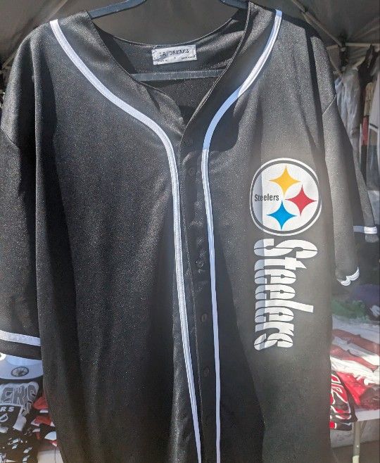 Steelers Baseball Style Jerseys 