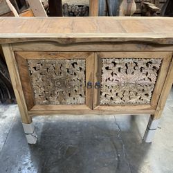 Recycled Teak Hand Carved Cabinet Was $695 On Sake For 495 From Indonesia We are San {url removed} 30 for a E. 17th St., Bristol city 91950