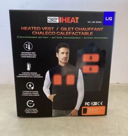 COSCO 32 Degrees Rechargeable Heated Vest #1872100 MEDIUM/LARGE