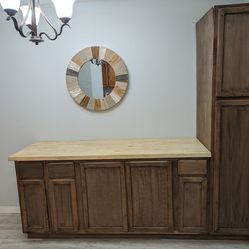 Kitchen Or Garage Cabinets With Work Table