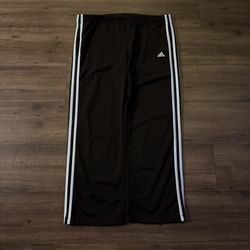 Men’s Vintage Black Baggy Adidas Trackpants