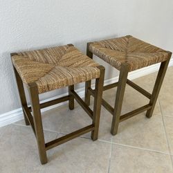 Pottery Barn Counter Height Stools (set of 2)