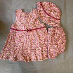 3 Piece Floral Dress 