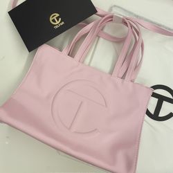 Telfar Medium Shopping Bag pink			
