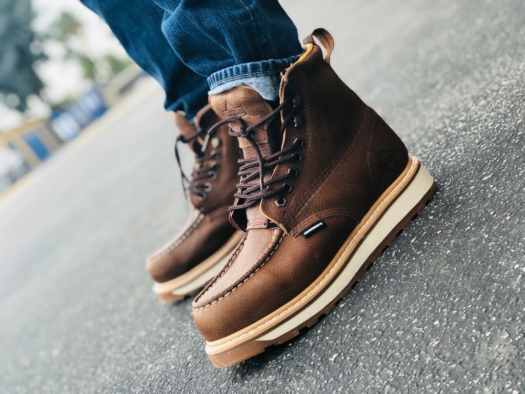 Botas de Piel De México Cómodas Para Trabajar
