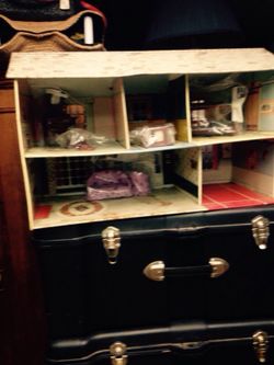 Vintage metal doll house
