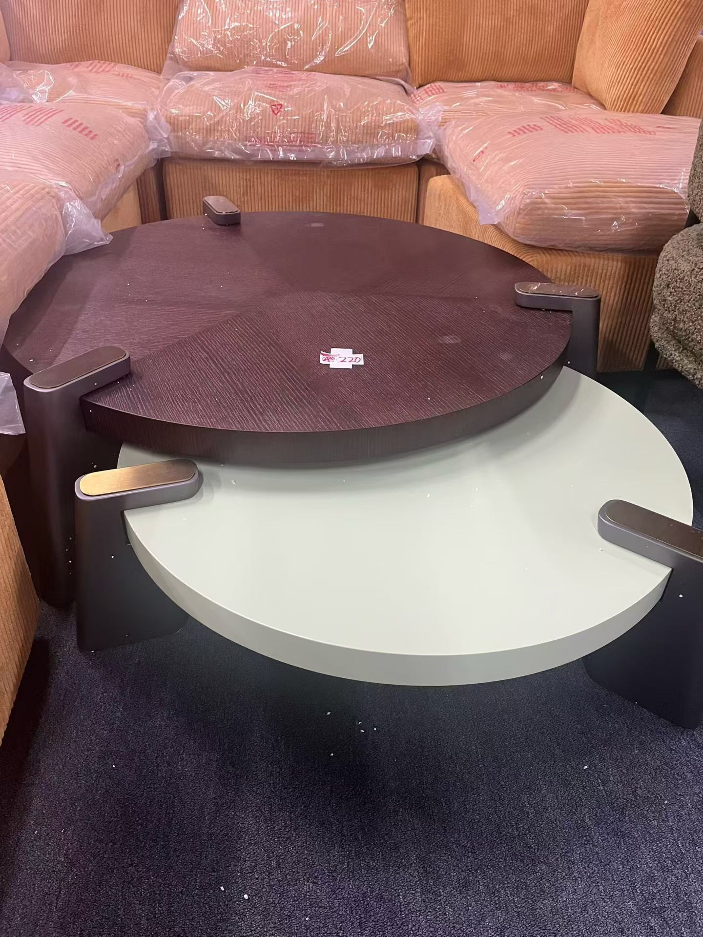 Two-piece coffee table set,$220