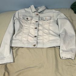 Baby blue jean jacket
