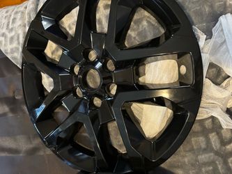 Black glossy 20 inch rim covers