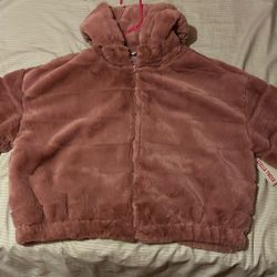 Pink Furry Sweater