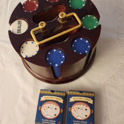 Cardinal Deluxe Revolving Poker Rack 