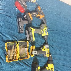 Power drills etc