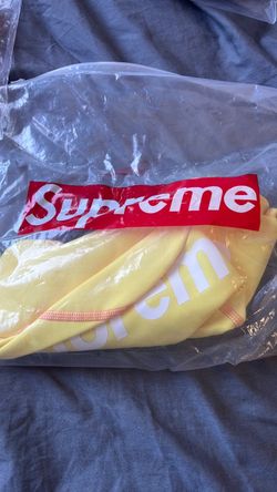 Orange/yellow heat reactive supreme ski mask