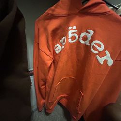 Orange Spider Hoodie