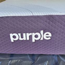 LIKE NEW! Purple Restore Firm Queen Mattress - Delivery Available