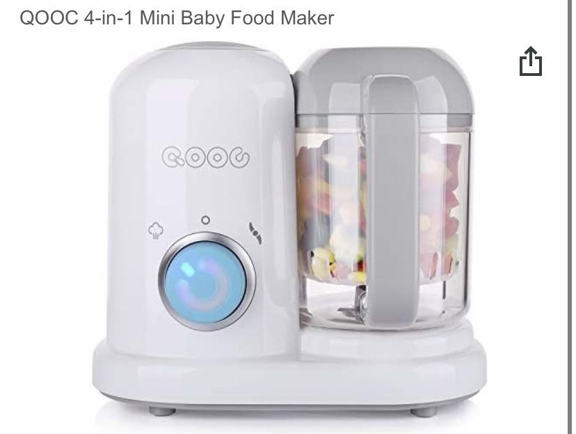 New QOOC 4-in 1 Mini Baby Food Maker