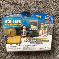 Club Penguin Mix 'N Match Series 7 Baseball Player And Referee Sealed