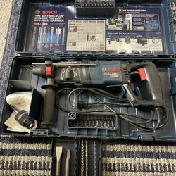 Bosch Sds 8amp Hammer Drill +3 Jaw Chuck