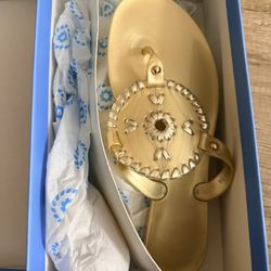 JACK ROGERS JELLY SANDALS *NEVER WORN, IN BOX