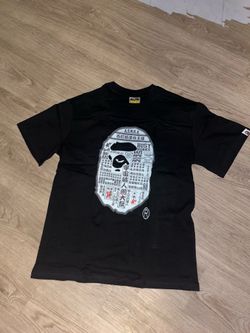 Bape M black n white