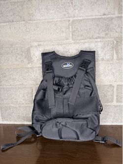 Wakytu Pet Dog Carrier Backpack Black Adjustable Front Back Travel Harness